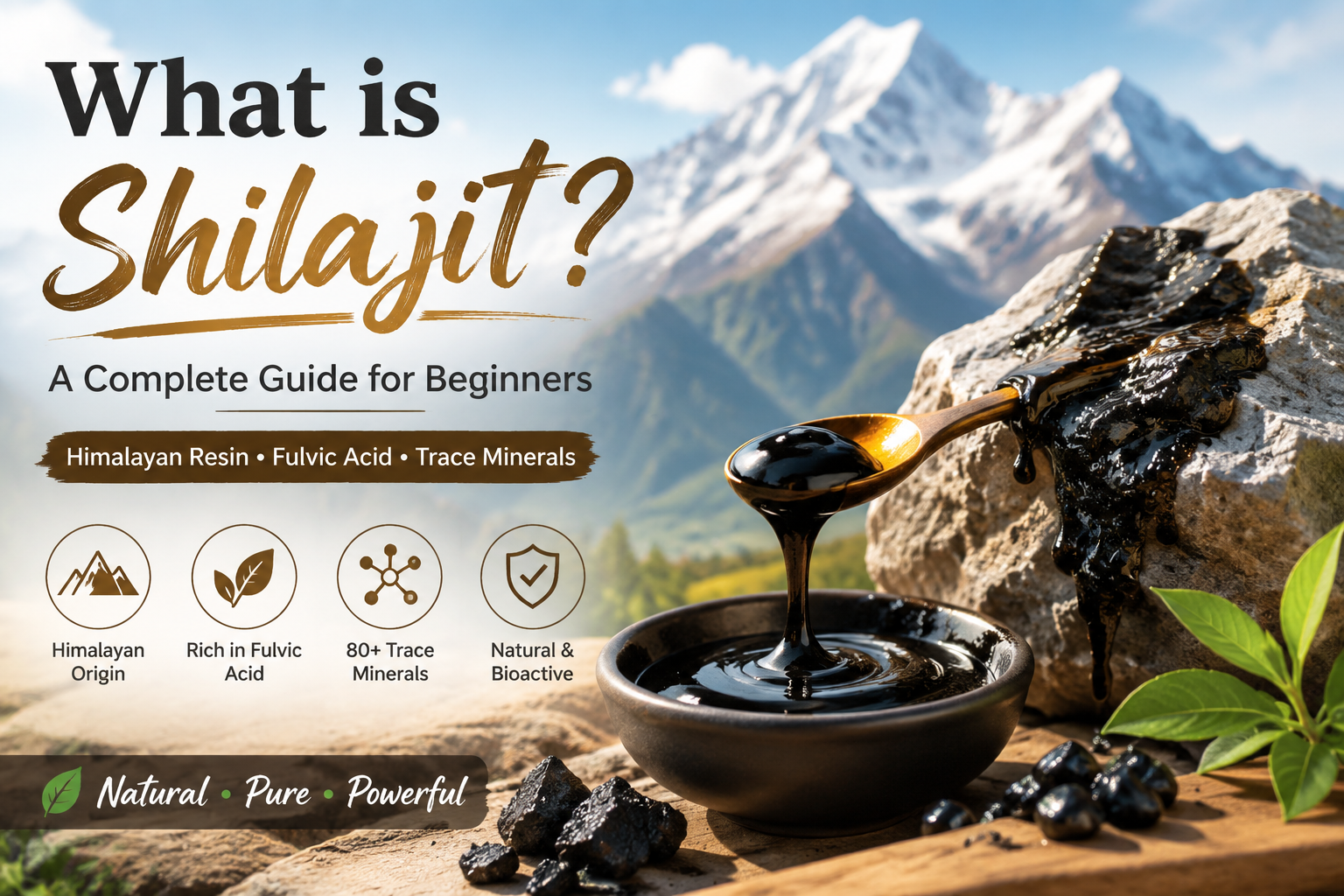 What is Shilajit? A Complete Guide to Himalayan Shilajit Resin, Composition, and Benefits